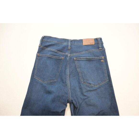 Madewell 10" High Riser Skinny Jeans Stretch Blue Denim Womens Sz 28 x 28 - Picture 8 of 8